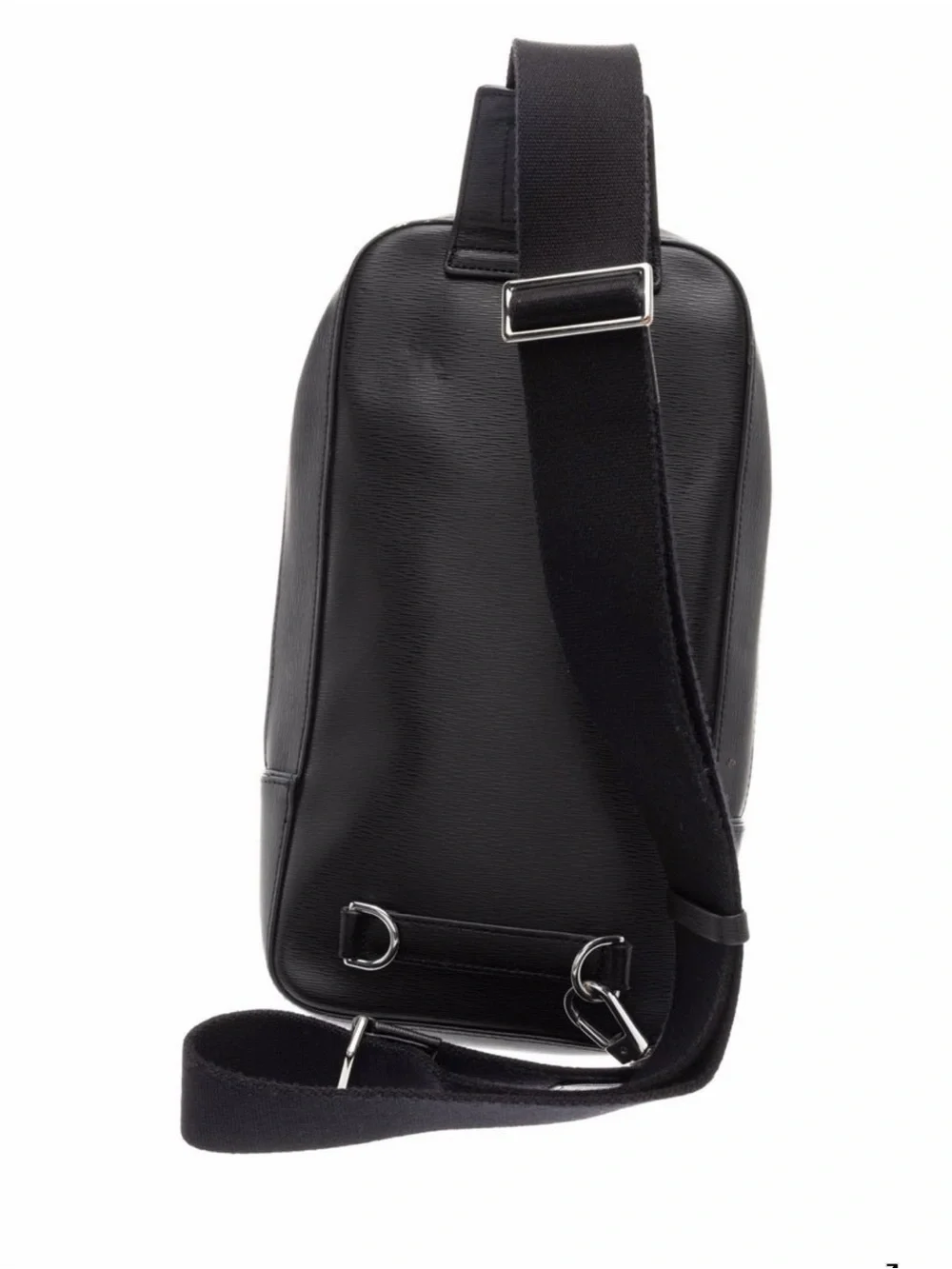 Paul Smith Black Leather Crossbody Backpack